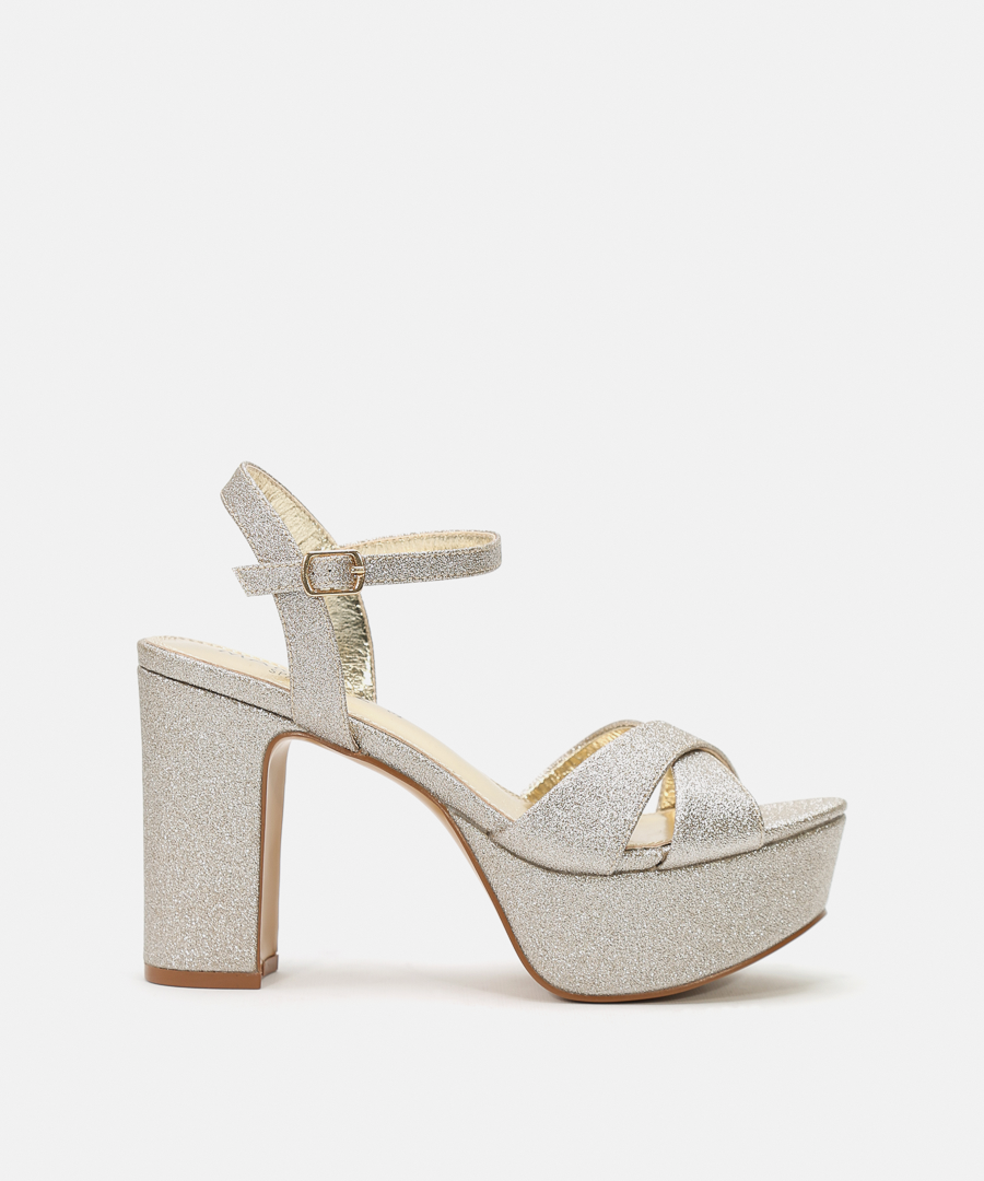 Sand&aacute;lias plataforma glitter image number null